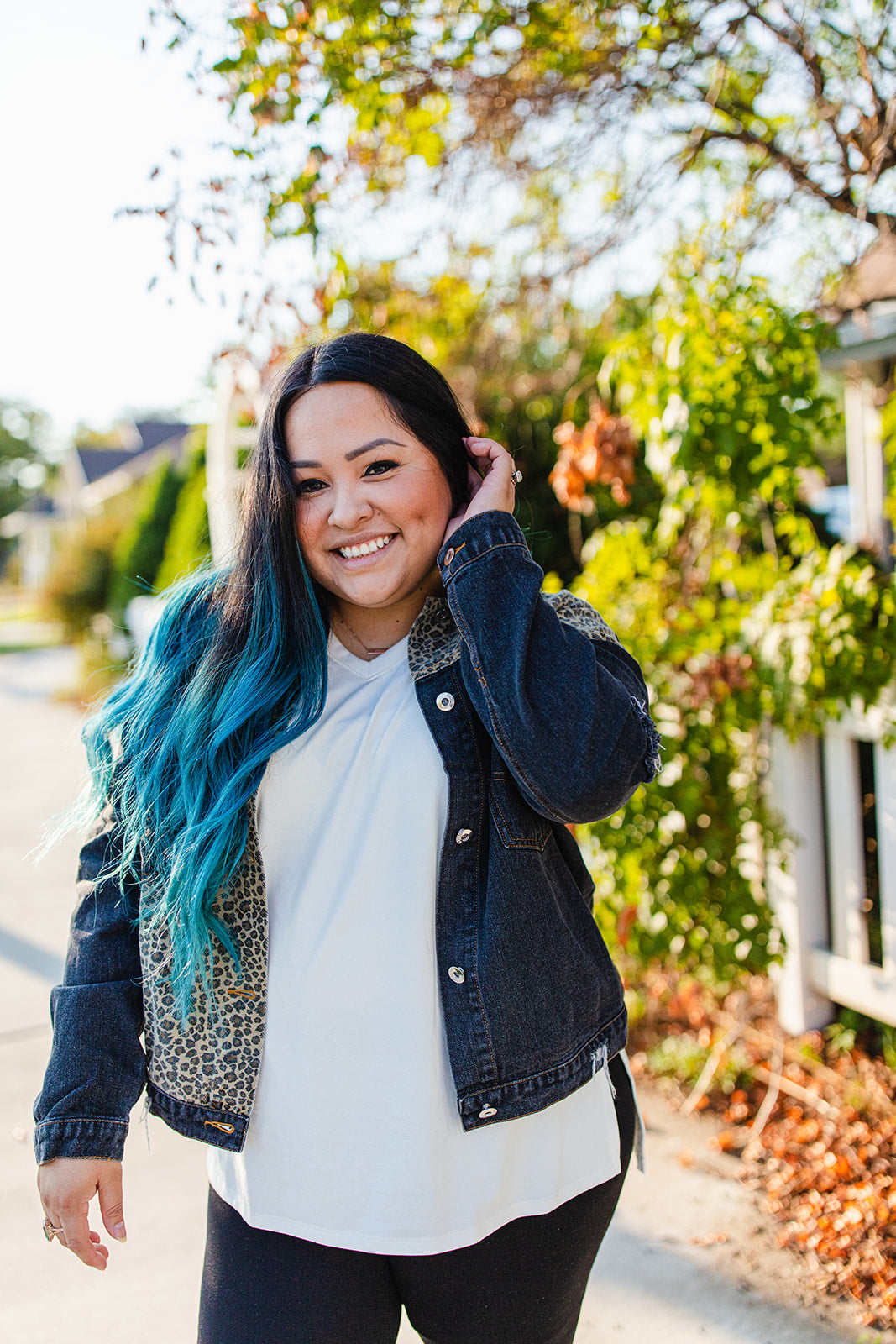 Goodness Gracious Denim Jacket In CHARCOAL*** TABY'S PICK