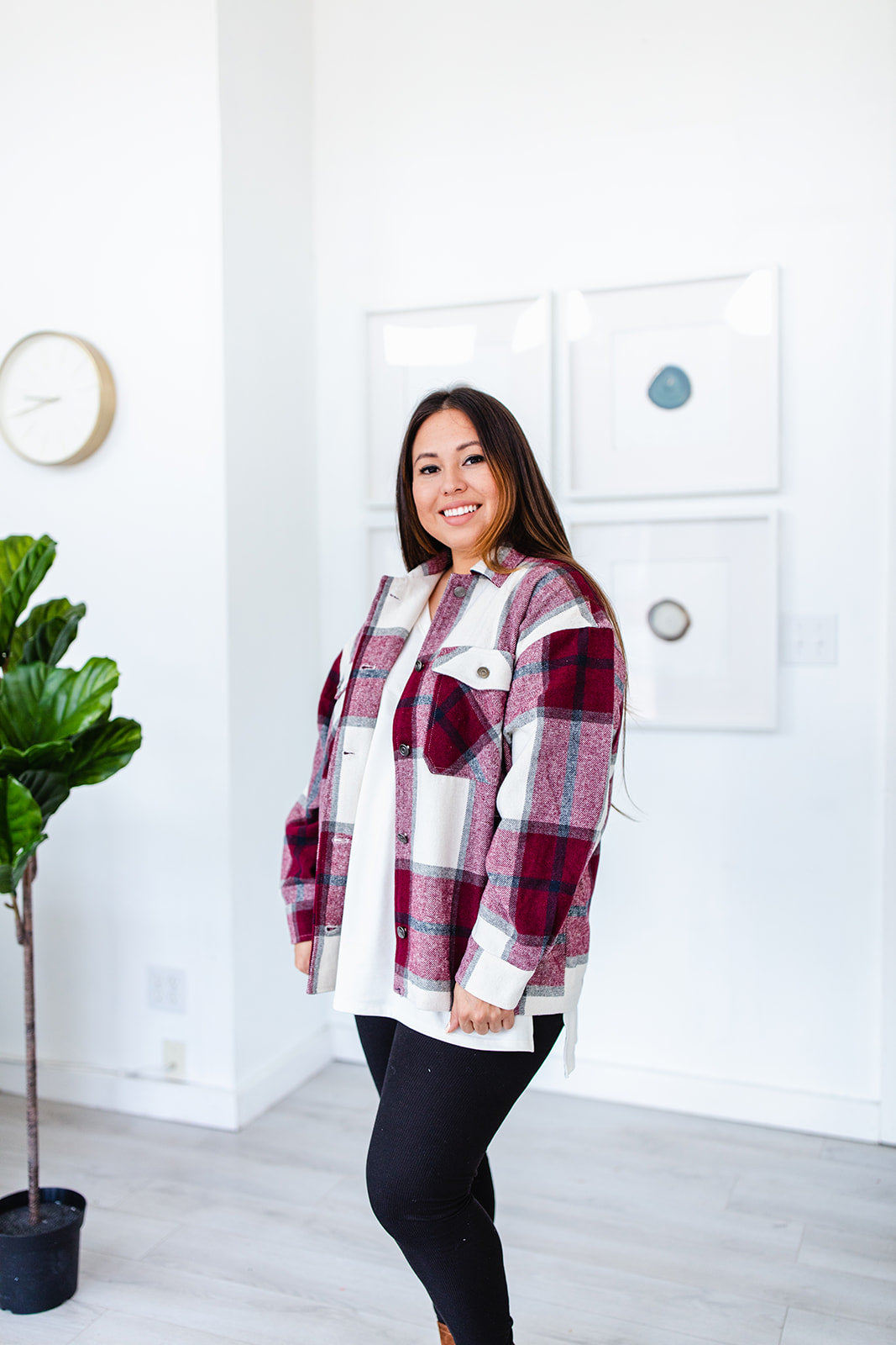 My Baggage Fadin’ Plaid Jacket