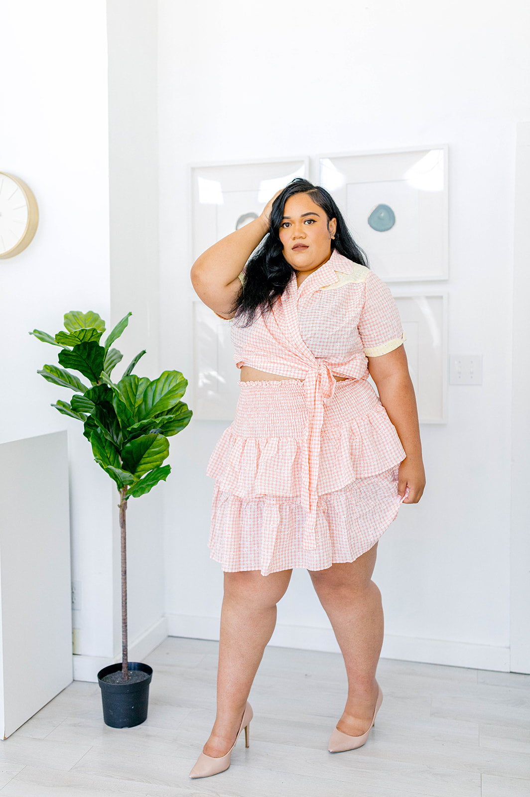 The Cutest Gingham Top Sizes XS-5X!***