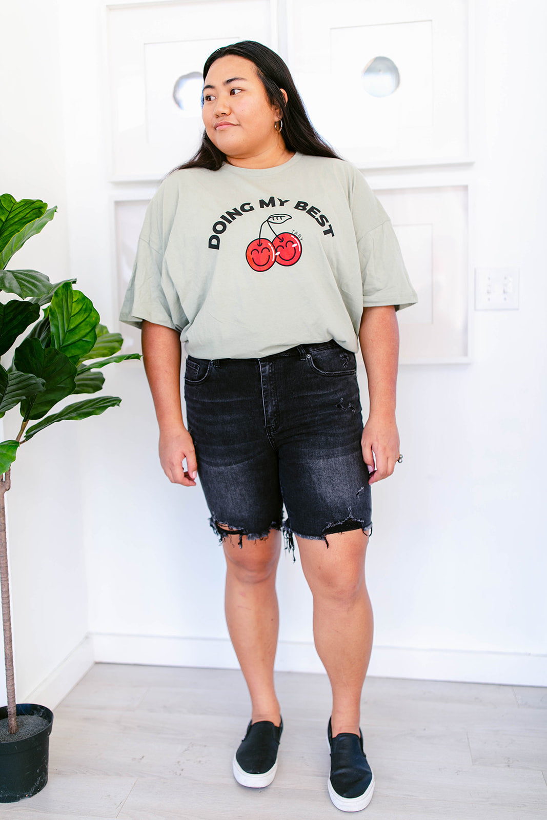 TABY ORIGINAL DESIGN: Doing My Best Boxy Tee RESTOCKED **