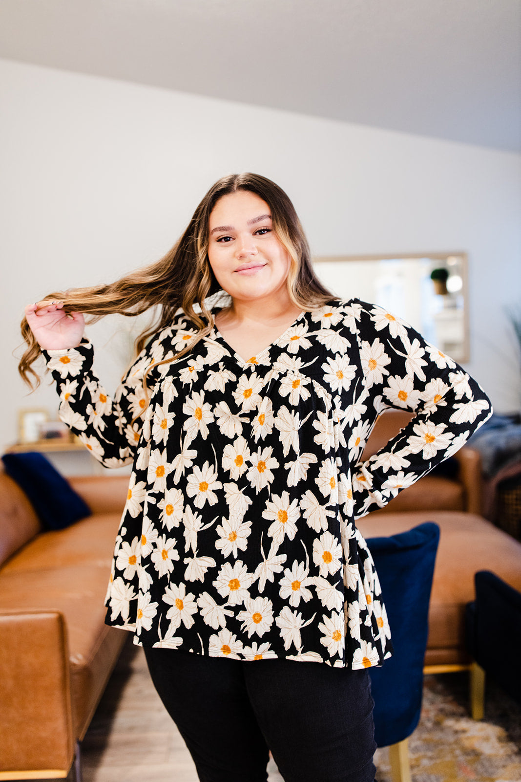 Make No Mistake Floral Top Taby's Pick***