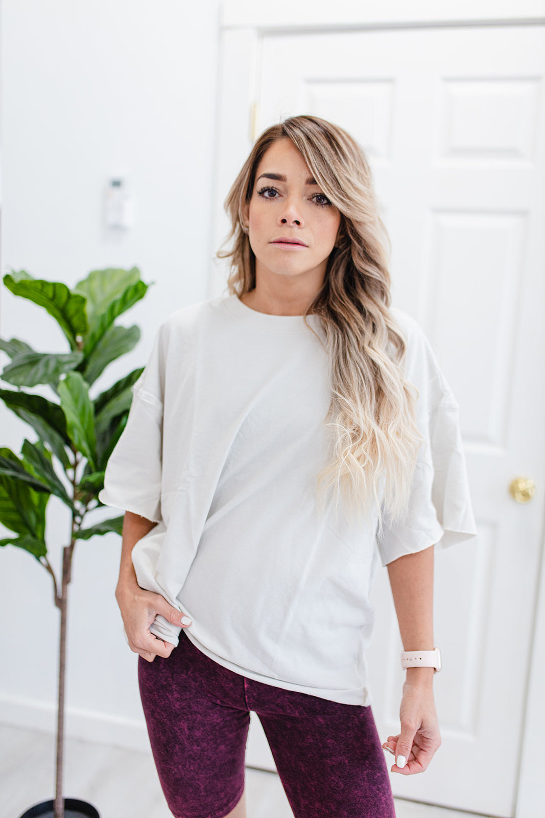 Boyfriend Boxy Knit Top In BONE***