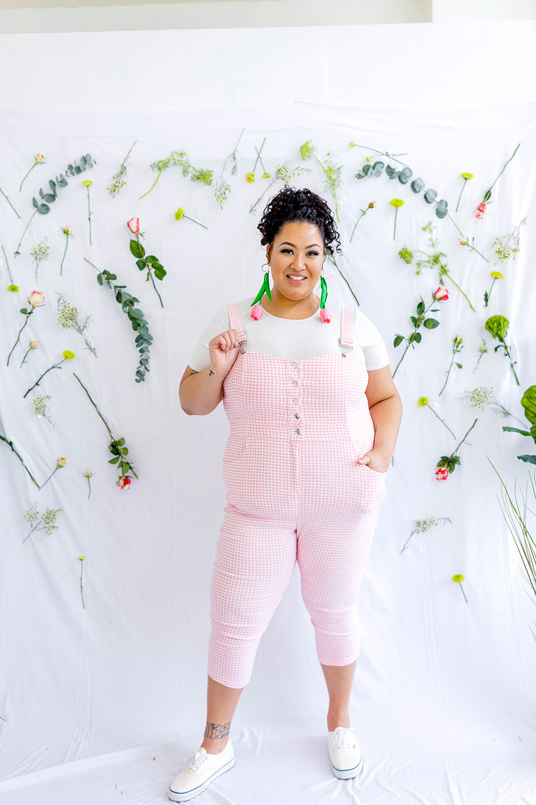 Serendipity Gingham Overalls XS-5X***
