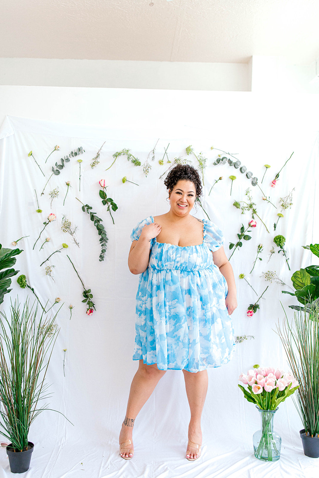 I've Gone To Heaven Cloud Dress XS-5X***