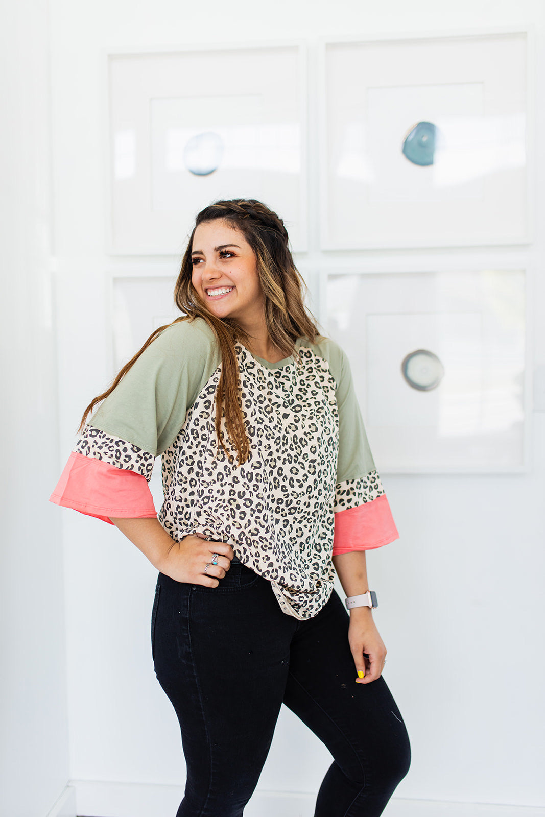 It’s A Vibe Leopard Tee