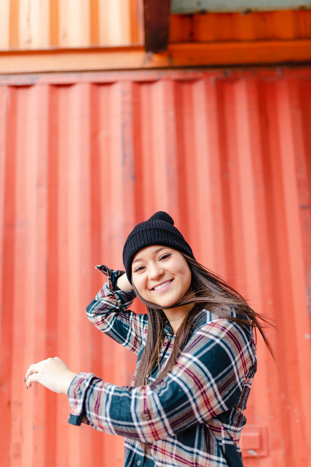 CHAD PLAID TOP