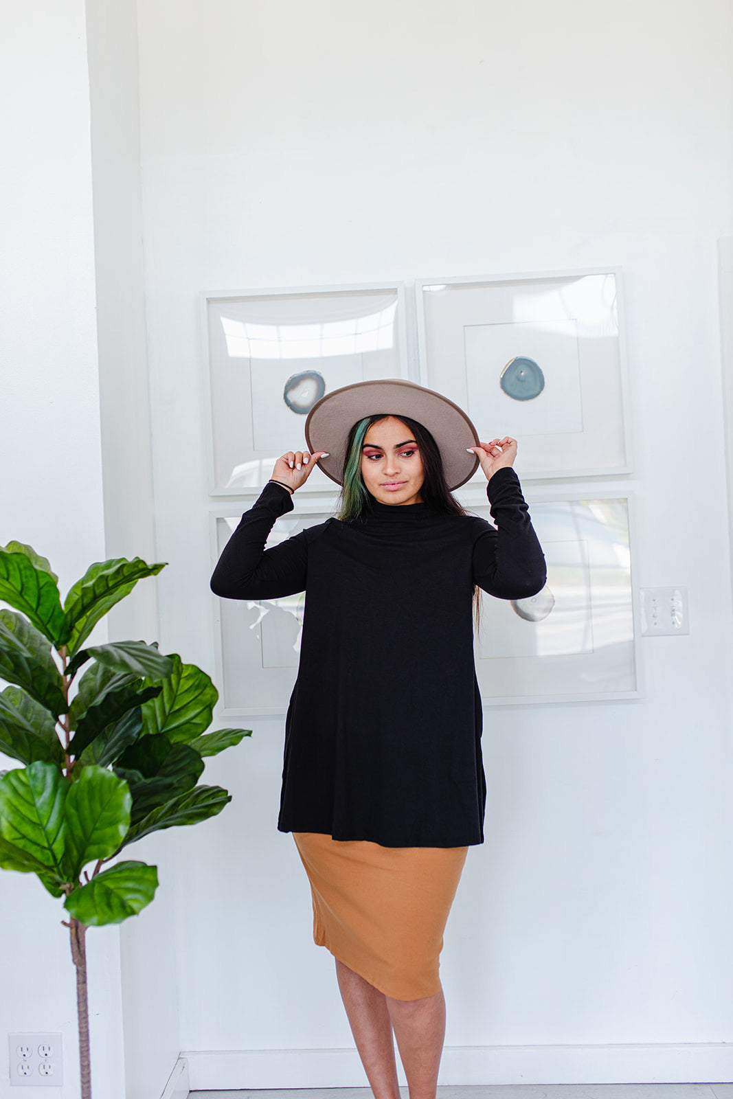 Zoey Mock Neck Top RESTOCKED***