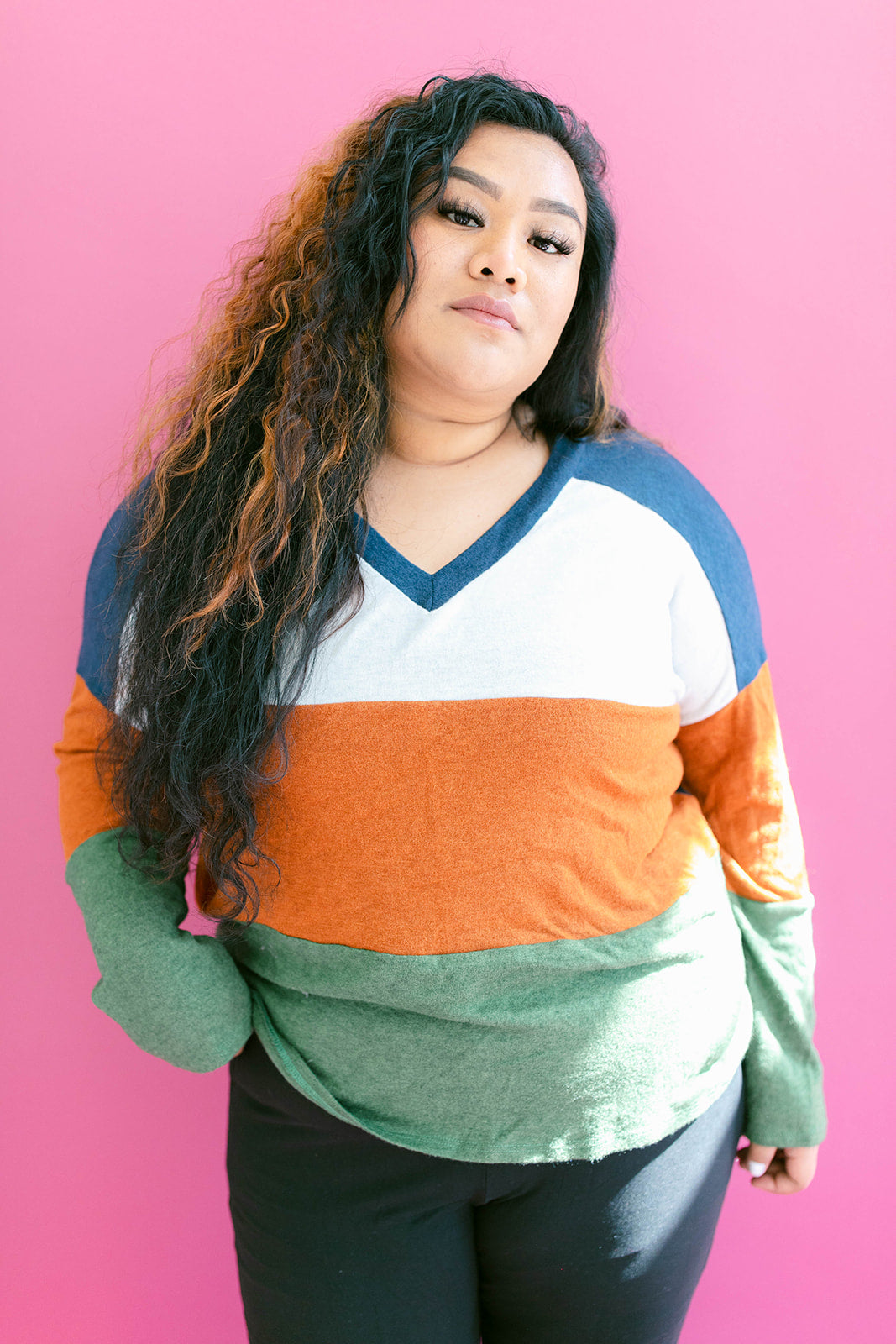 Embrace The Future Striped Top