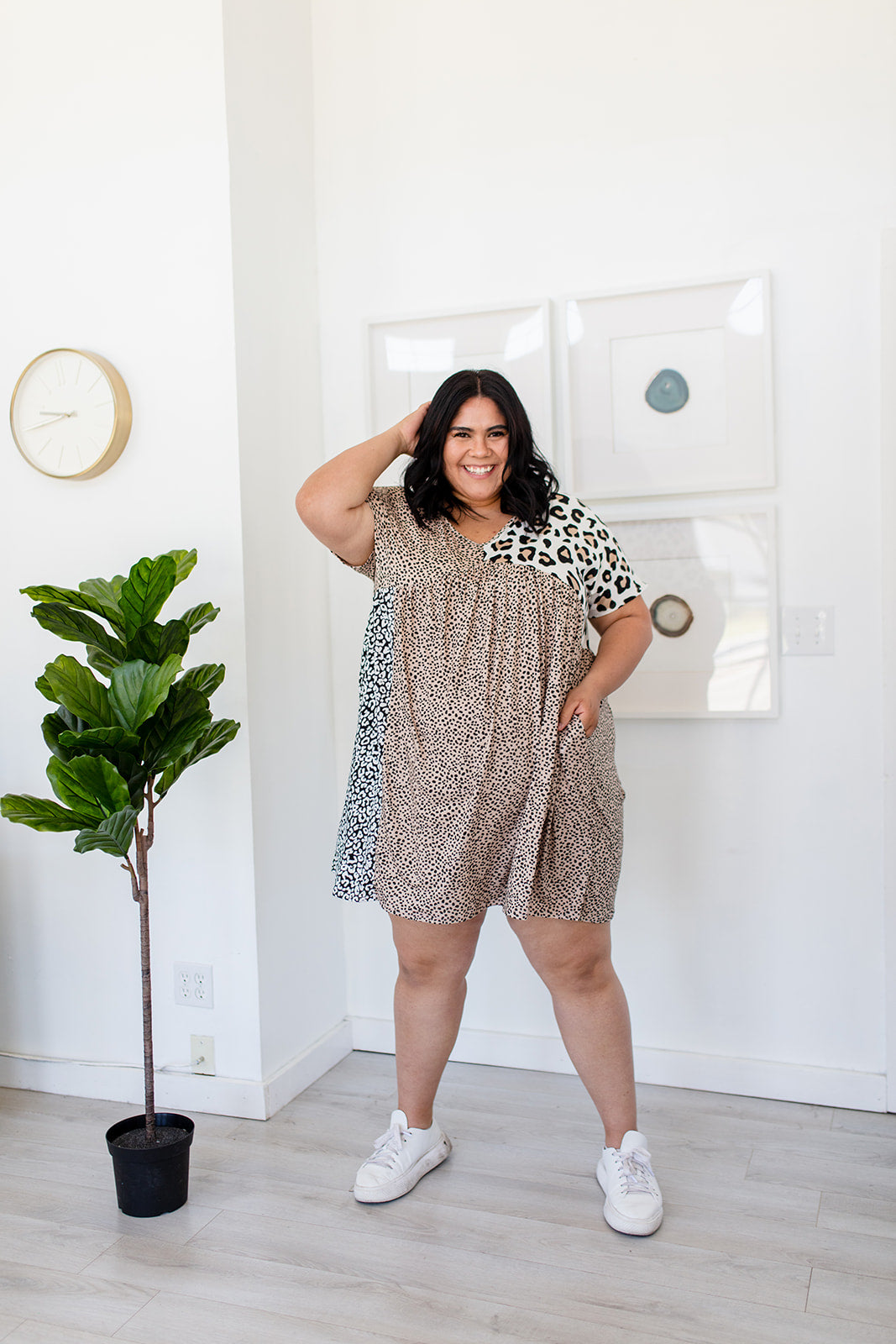 Fiercely Dotty Patchwork Dress BERNIES PICK***