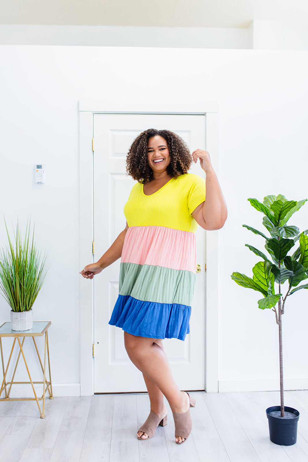 Tried and True Tiered Swing Dress