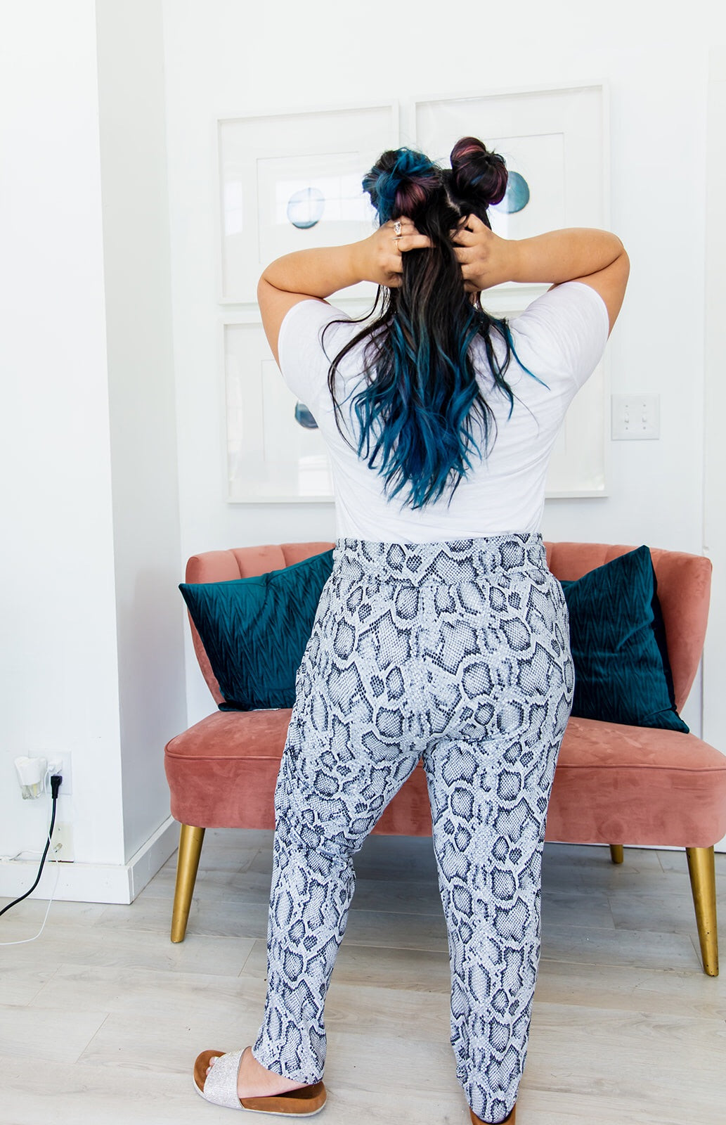Snakeskin Joggers