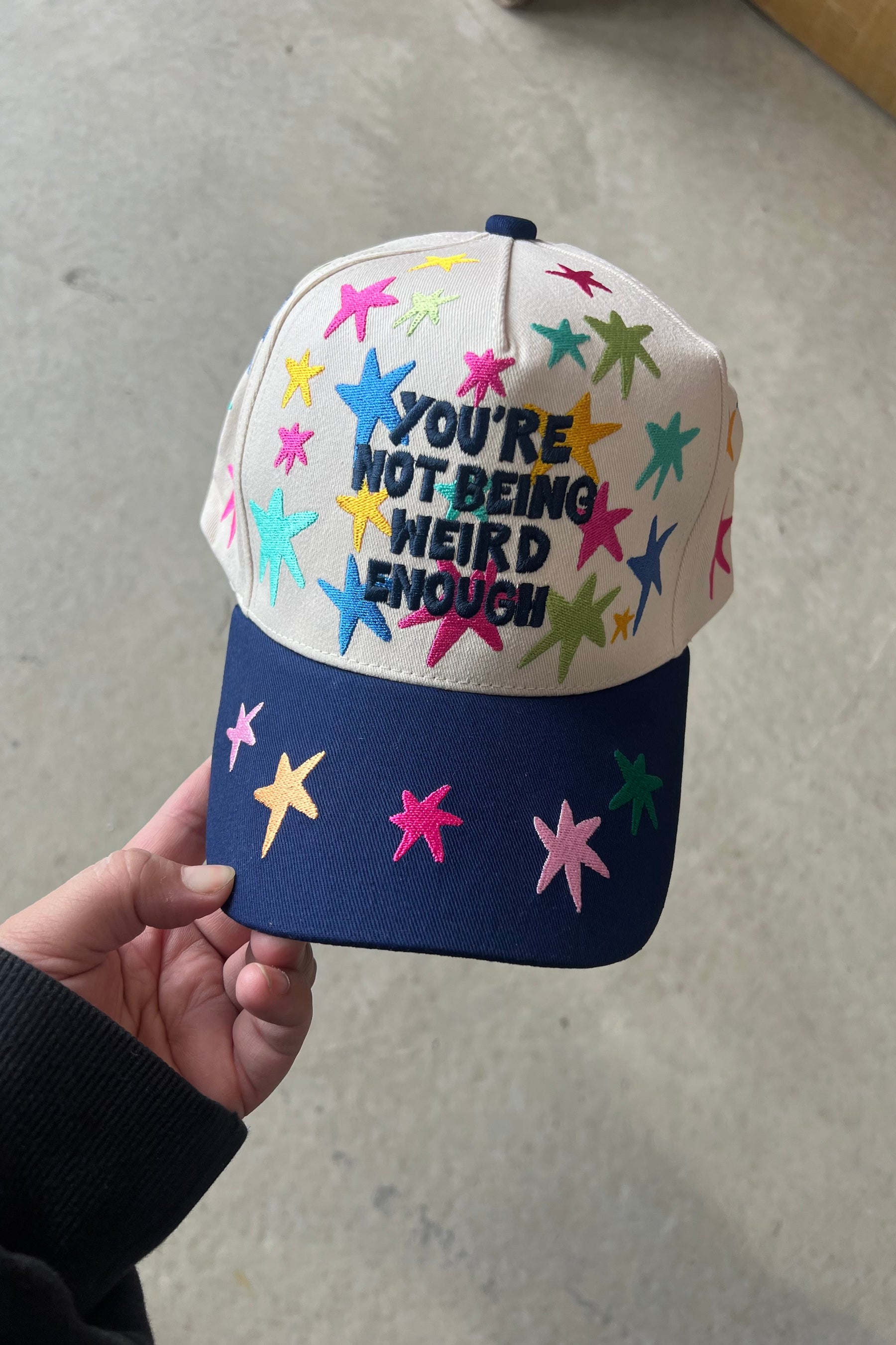 Taby Original: You're Not Being Weird Enough Hat PREORDER***