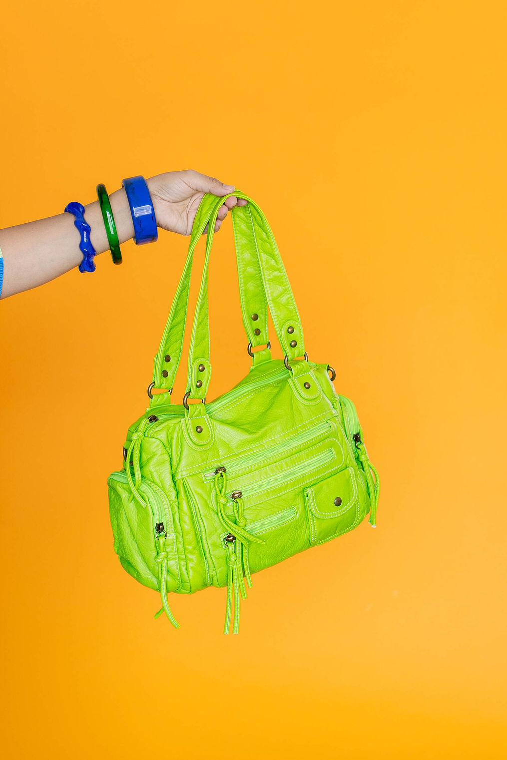 Green Flags Only Shoulder Bag PREORDER***