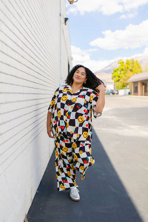 TABY ORIGINAL: The Life of a Smiley Girl Plisse Set in sizes XS-5X***