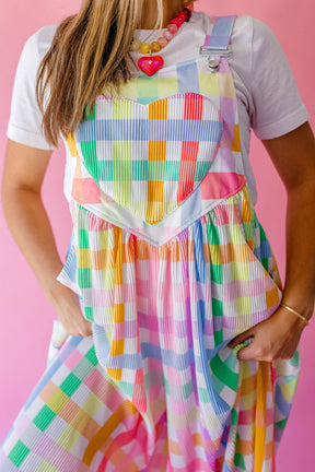 TABY ORIGINAL: Get Noticed Plisse Overall in Sizes XS-5X**