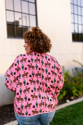 TABY ORIGINAL: Rebel Rose Quilted Jacket In Sizes XS-5X!** PREORDER***