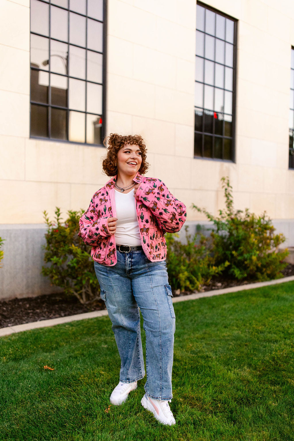 TABY ORIGINAL: Rebel Rose Quilted Jacket In Sizes XS-5X!** PREORDER***