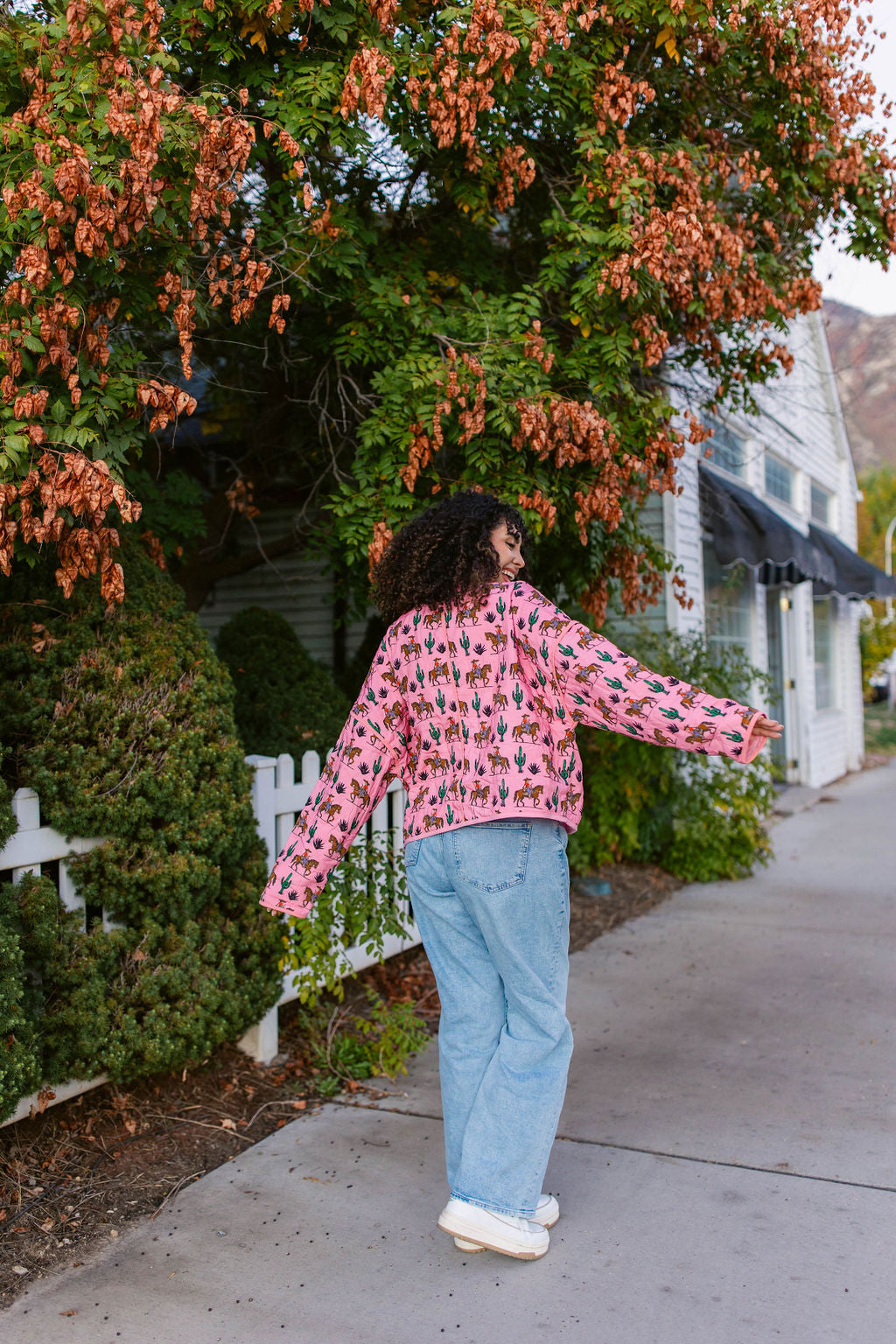 TABY ORIGINAL: Rebel Rose Quilted Jacket In Sizes XS-5X!** PREORDER***