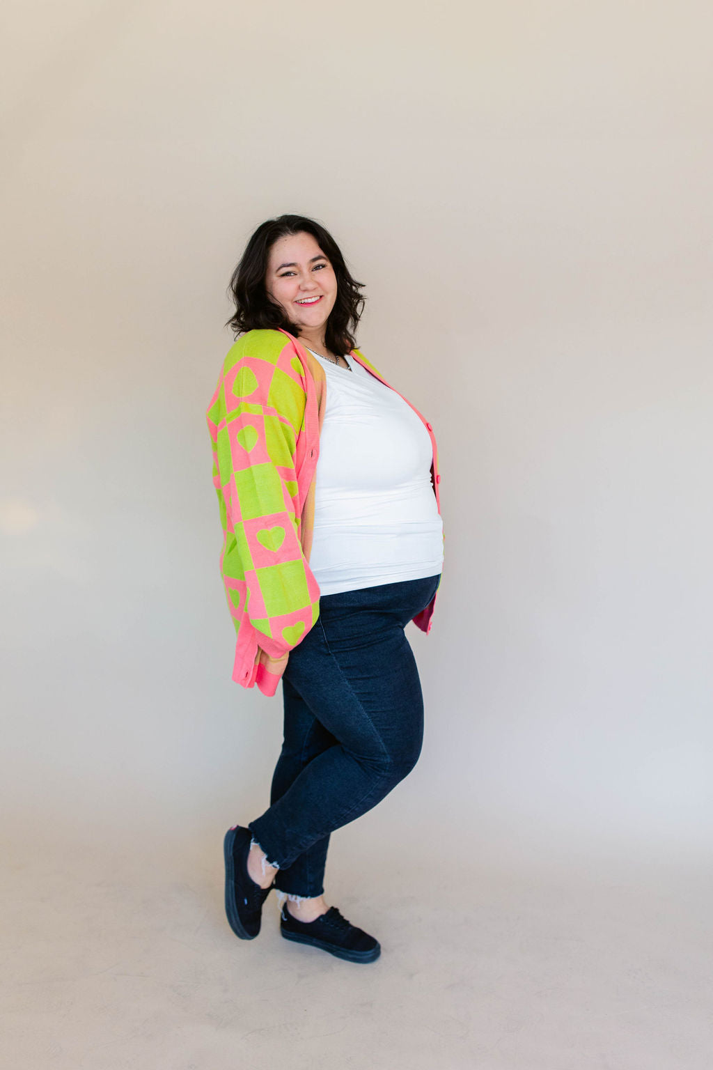 TABY ORIGINAL: Radical Self Love Cardigan In CACTUS KISS*** Sizes XS-5X!***