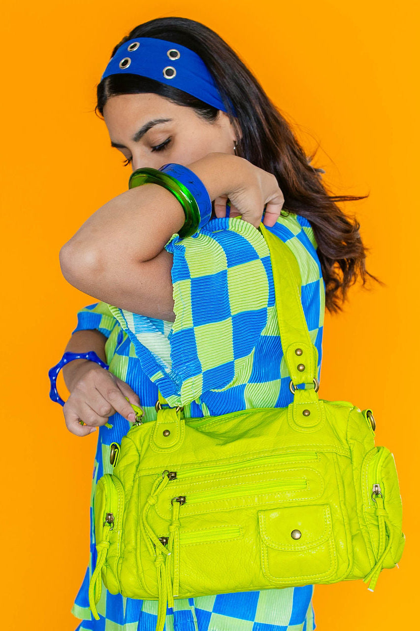 Green Flags Only Shoulder Bag PREORDER***