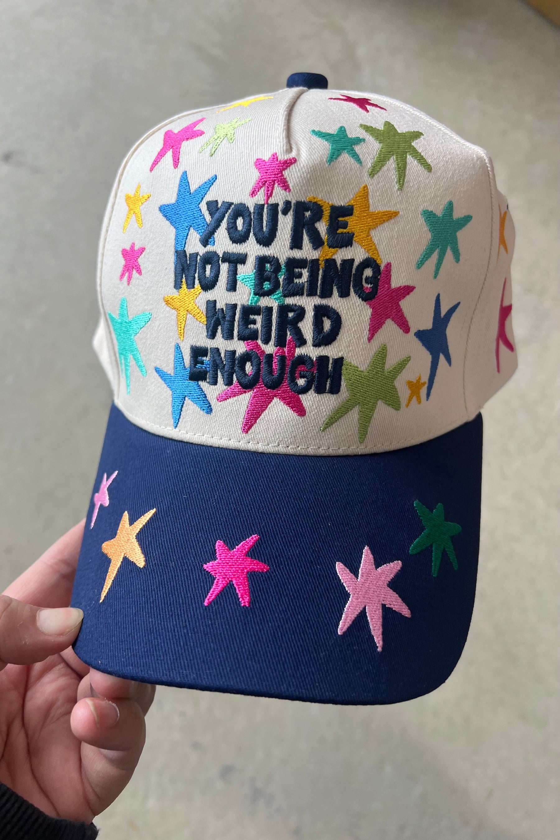 Taby Original: You're Not Being Weird Enough Hat PREORDER***
