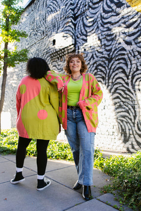 TABY ORIGINAL: Radical Self Love Cardigan In CACTUS KISS*** Sizes XS-5X!***