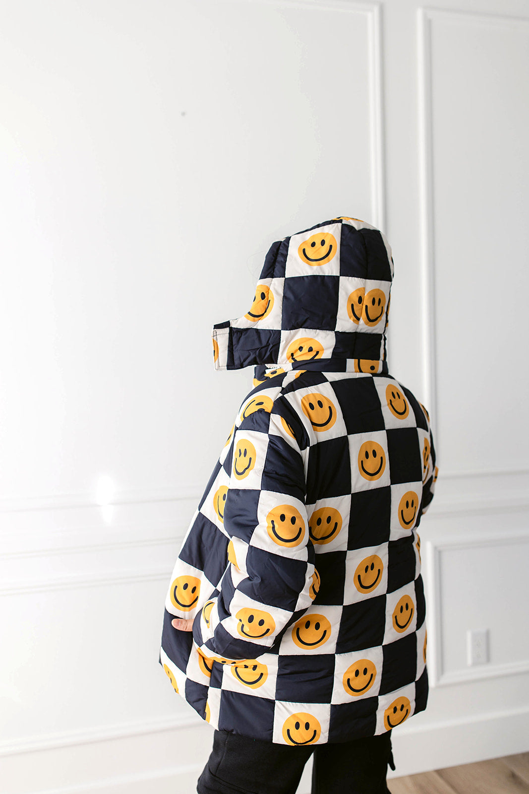 TABY ORIGINAL: Happily Checked Out Puffer Coat In Sizes XS-5X!***