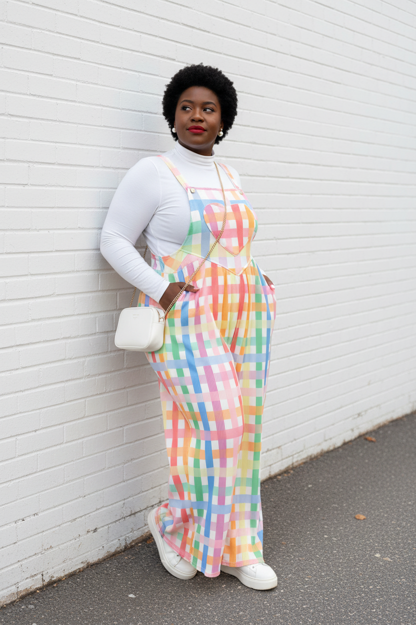 TABY ORIGINAL: Get Noticed Plisse Overall in Sizes XS-5X** PREORDER PROMO***