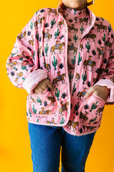 TABY ORIGINAL: Rebel Rose Quilted Jacket In Sizes XS-5X!** PREORDER***