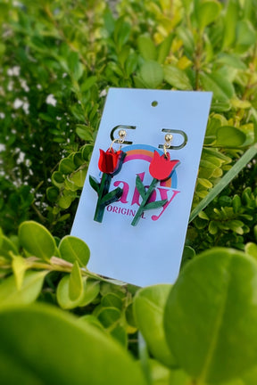 Taby Original: Mañana Sera Bonito Tulip Earrings