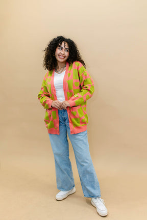 TABY ORIGINAL: Radical Self Love Cardigan In CACTUS KISS*** Sizes XS-5X!***