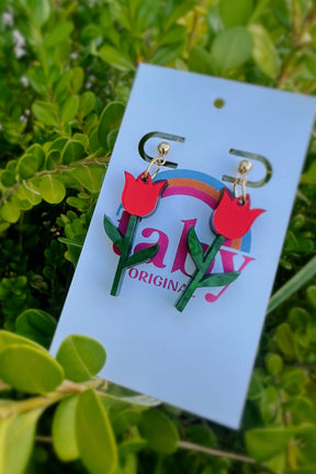 Taby Original: Mañana Sera Bonito Tulip Earrings
