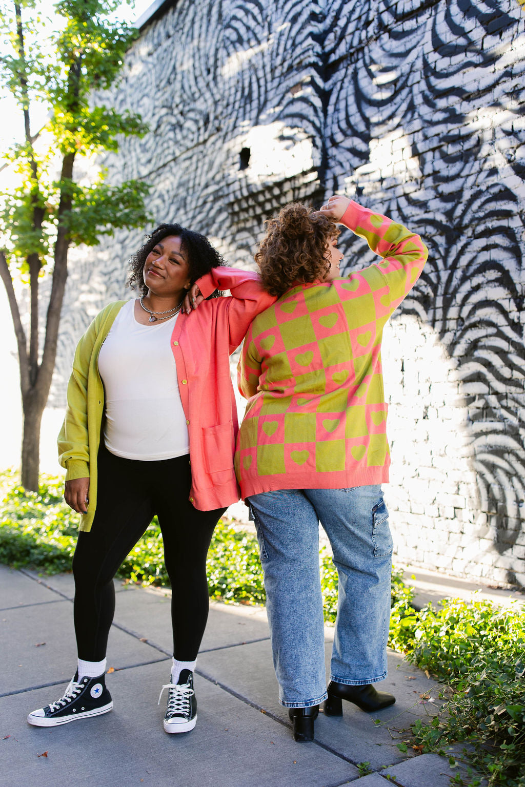 TABY ORIGINAL: The Yin To My Yang Cardigan In CACTUS KISS** In Sizes XS-5X!***