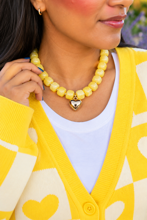 Sunshine Heart Necklace