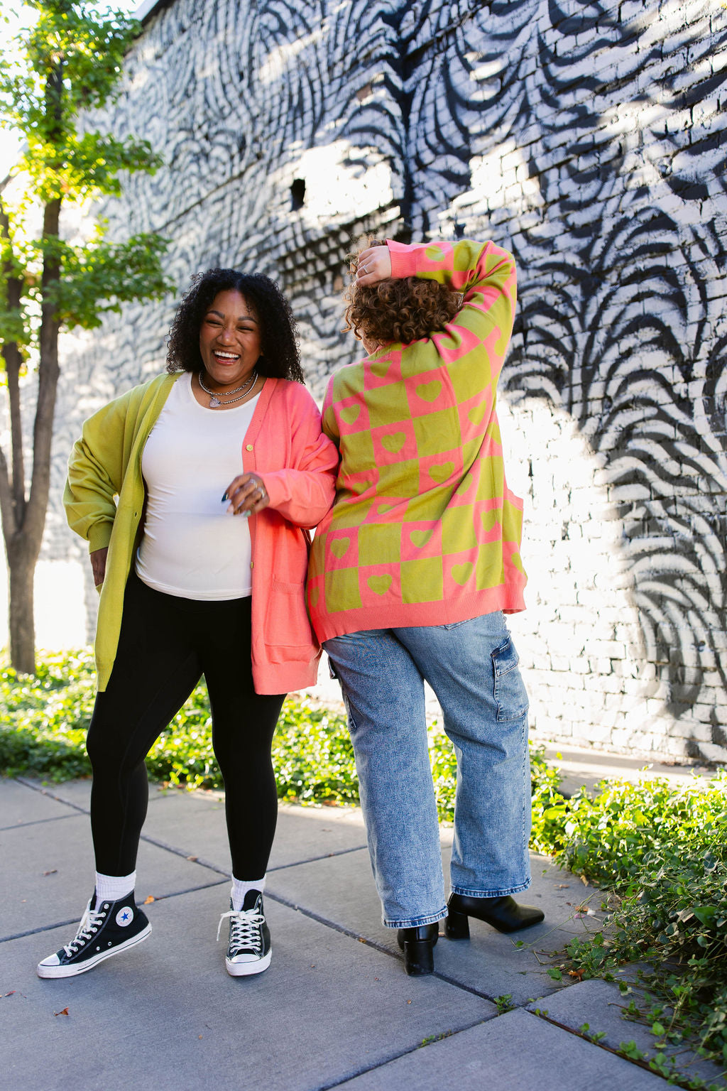 TABY ORIGINAL: The Yin To My Yang Cardigan In CACTUS KISS** In Sizes XS-5X!***