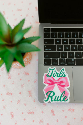 Girls Rule Sticker