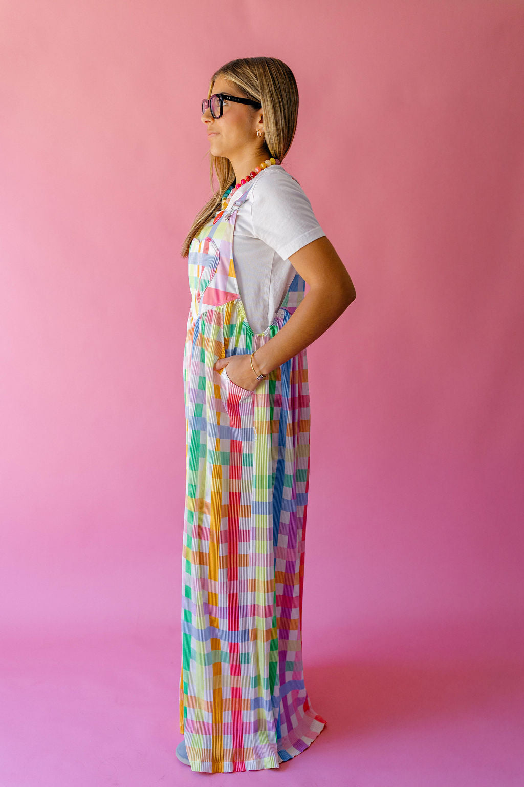 TABY ORIGINAL: Get Noticed Plisse Overall in Sizes XS-5X**