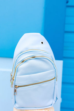 Follow Your Own Path Sling Bag In BABY BLUE***