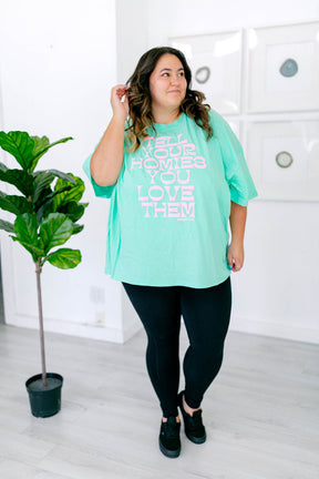 TABY ORIGINAL: Tell Your Homies You Love Them Boxy Tee EXTREME PUFF*** IN MINT***