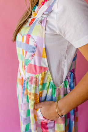 TABY ORIGINAL: Get Noticed Plisse Overall in Sizes XS-5X**