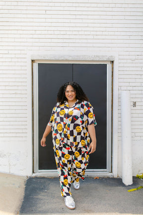 TABY ORIGINAL: The Life of a Smiley Girl Plisse Set in sizes XS-5X***
