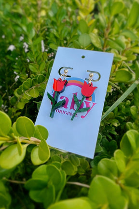Taby Original: Mañana Sera Bonito Tulip Earrings