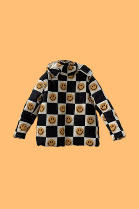 TABY ORIGINAL: Happily Checked Out Puffer Coat In Sizes XS-5X!** PREORDER***