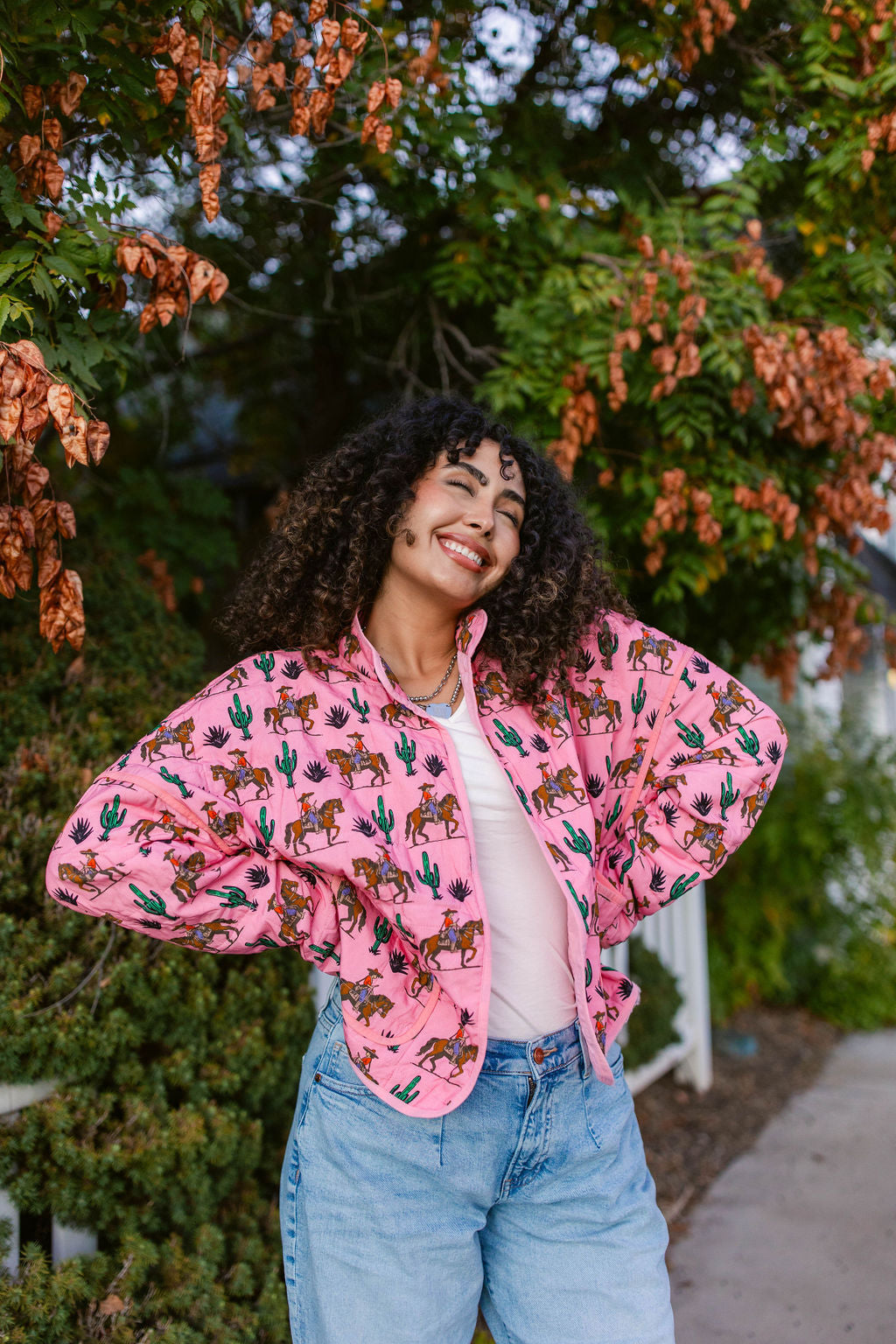 TABY ORIGINAL: Rebel Rose Quilted Jacket In Sizes XS-5X!** PREORDER***