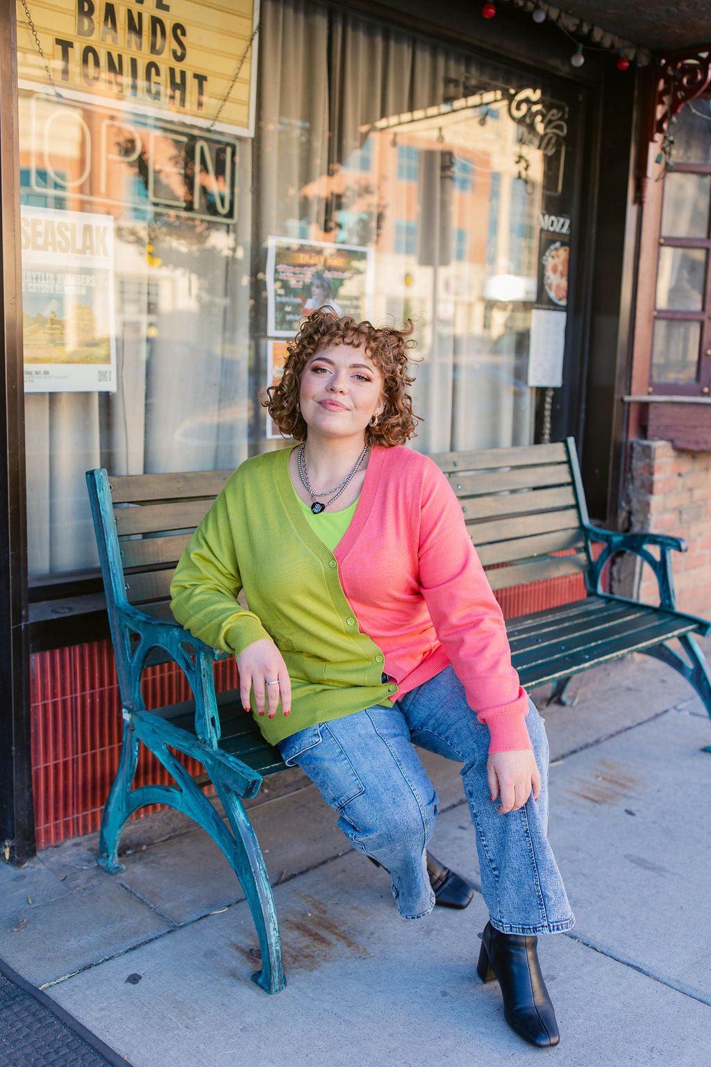 TABY ORIGINAL: The Yin To My Yang Cardigan In CACTUS KISS** In Sizes XS-5X!***