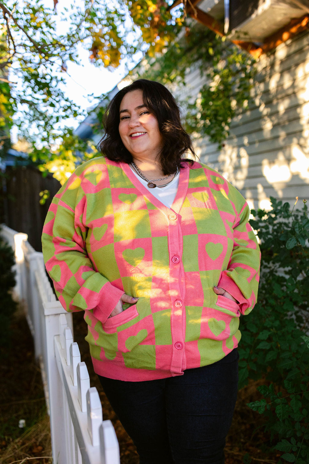 TABY ORIGINAL: Radical Self Love Cardigan In CACTUS KISS*** Sizes XS-5X!***