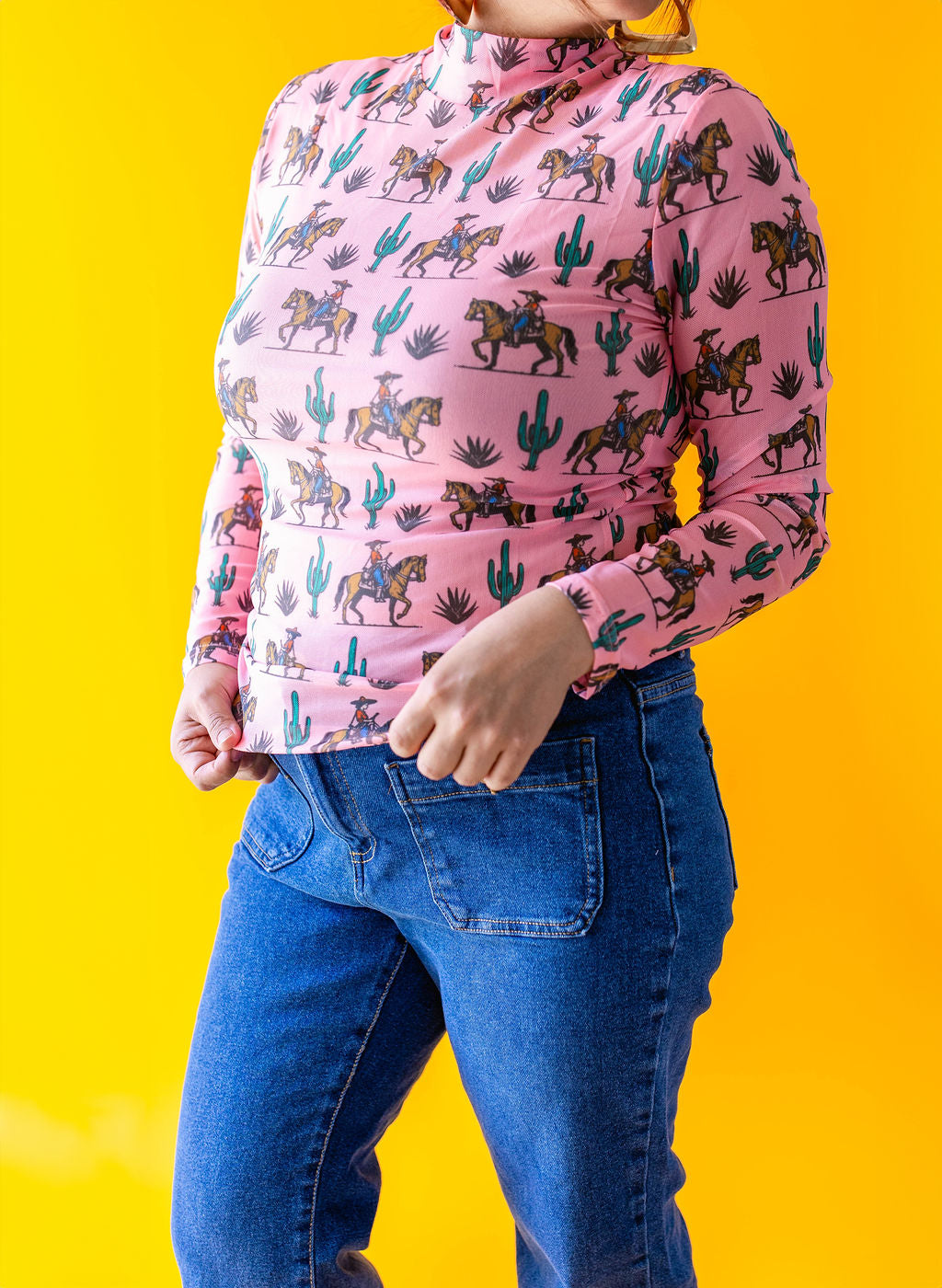 TABY ORIGINAL: Rebel Rose Mesh top IN SIZES XS-5X***