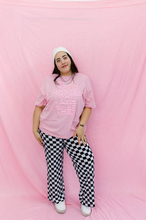 TABY ORIGINAL: Tell Your Homies You Love Them Boxy Tee EXTREME PUFF*** In PINK*** RESTOCKED****