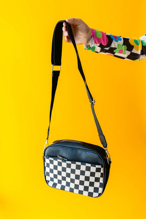 Checkered Camera Bag