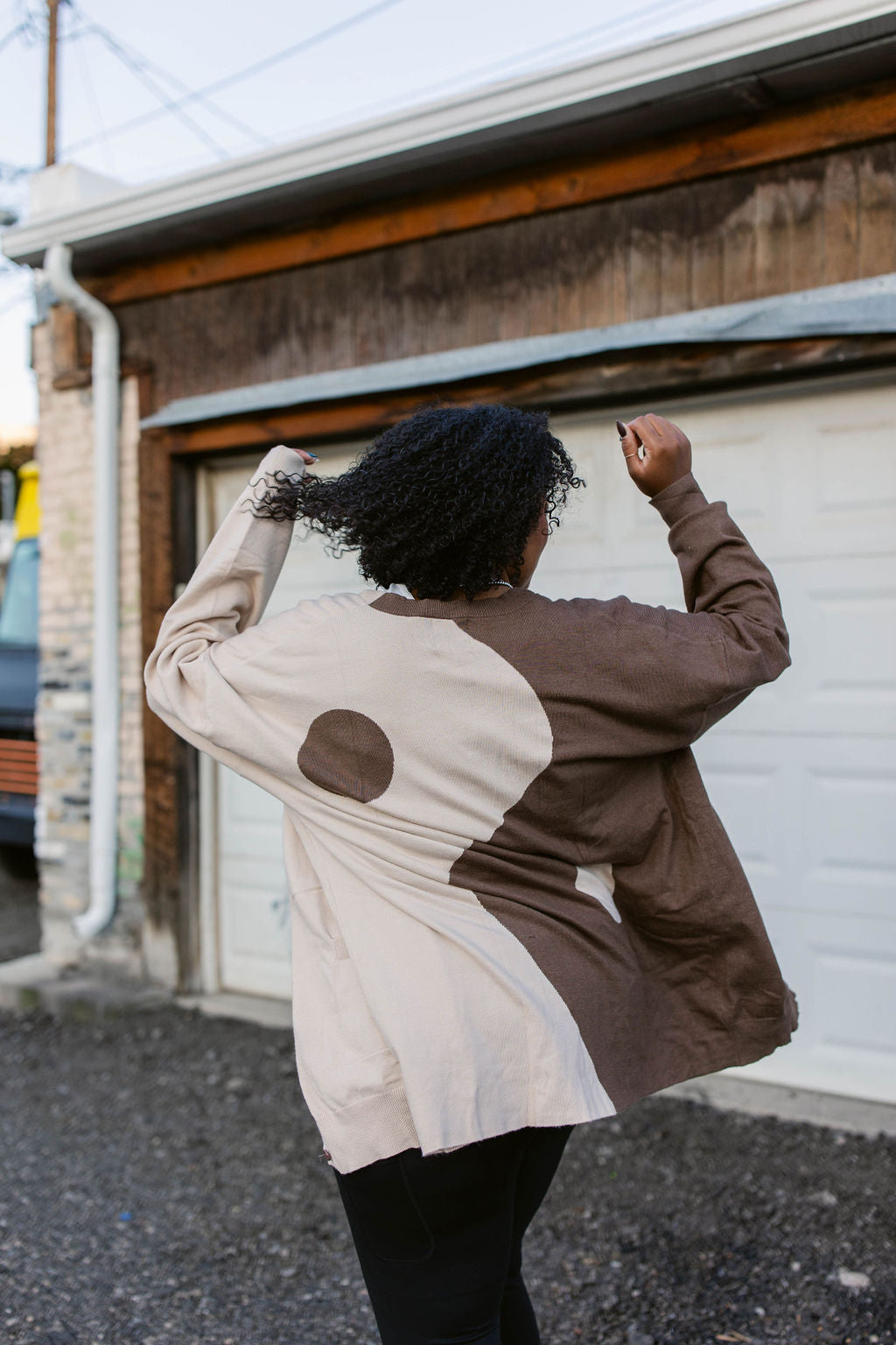 TABY ORIGINAL: The Yin To My Yang Cardigan In MOCHA LATTE** In Sizes XS-5X!***